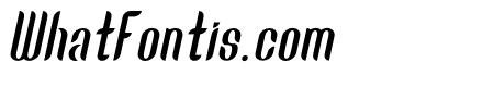 Bent-Knives Regular Italic