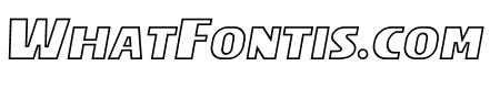 Tegal Outline Italic