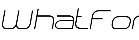SHARY italic ExtraLight