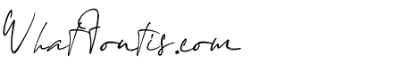 Hudzaifah Signature