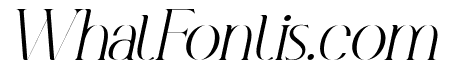 El Katana Light Italic