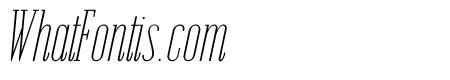 Emberly Thin Condensed Italic