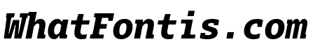 Dico Mono Slab ExtraBold Italic