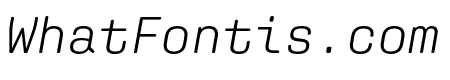 Aglet Mono Light Italic