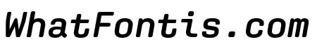 Aglet Mono Semibold Italic