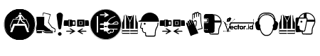 FontsVectorIso7010Mandatory