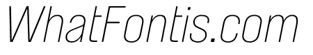 Brauer Thin Italic