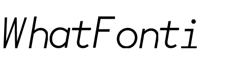 Brown Mono Light Italic