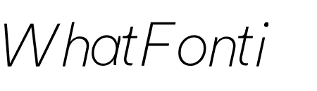 Circular Thin Italic