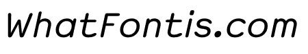 Courier Sans Italic