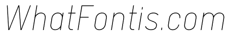 Gravur Thin Italic