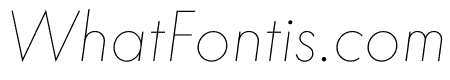 Supreme Thin Italic