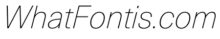 Unica77 Cyrillic Thin Italic
