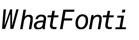 Unica77 Mono Italic
