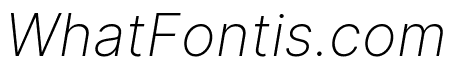 LinikSans-ExtraLightItalic