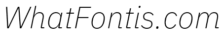Aneliza ExtraLight Italic