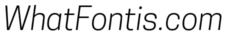 Tanohe Sans Light Italic