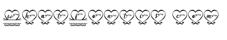 Love Pendant Monogram Regular