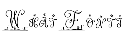 Snow-Ho-Ho Monogram Regular