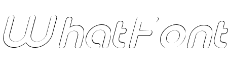 aremat font outline Italic