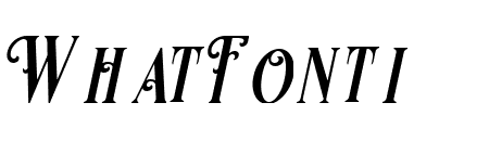 Famous flames Italic