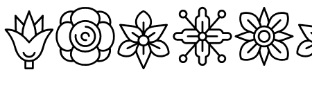 Flower-icons-font-30