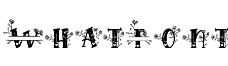 Hilens Flower Monogram Regular