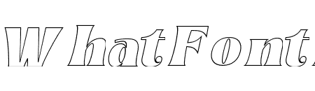 Beyond Worth Outline Italic
