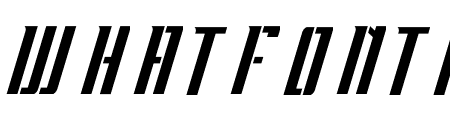 Apocalypse Stencil Italic