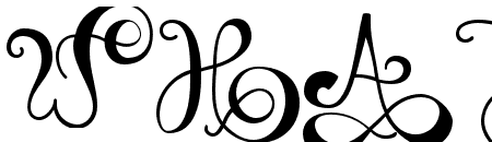 Monogram handwriting 03 Regular