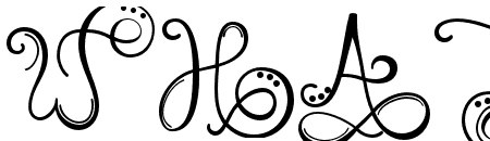 Monogram handwriting 06 Regular