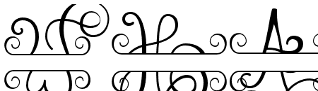 Monogram handwriting 13 Regular