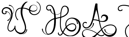 Monogram handwriting 14 Regular