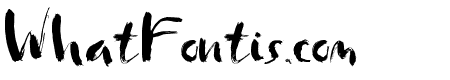 1 grunge dry brush font