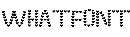 Monogram Love Display