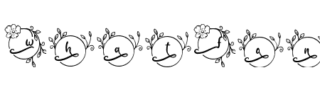Abilane Flower Monogram Regular