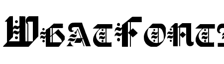 Josef Wein Moderne Blackletter Regular