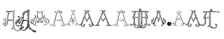 Victorian Alphabets A Regular