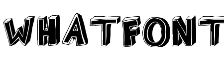 3D sketch font Bold