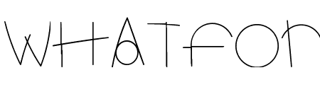 concept round font display