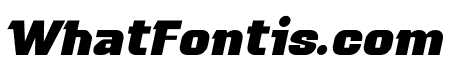 Mudhead Slab Black Italic