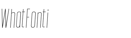 CONQUEST Thin Italic Italic