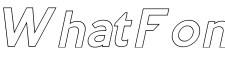 The Mysterious Affair Hollow Italic