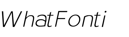 Osande Extra Light Italic