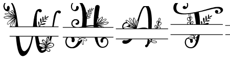 Sweety Craft Monogram Two
