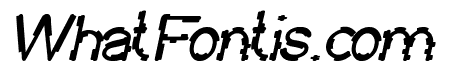 MICK JAGGED Bold Italic
