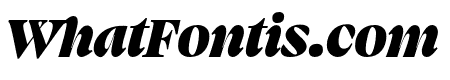 Swear Display Black Italic