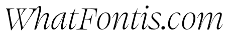 Swear Display Light Italic