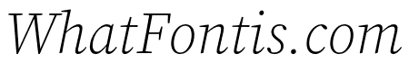 Source Serif 4 Subhead Light Italic