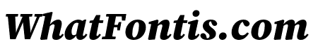 Source Serif 4 SmText Black Italic